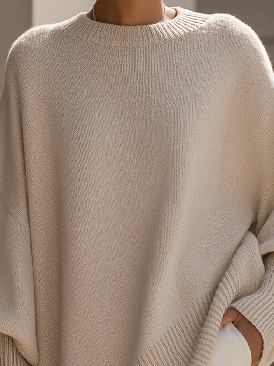 Ludovica | Jersey oversize de escote amplio