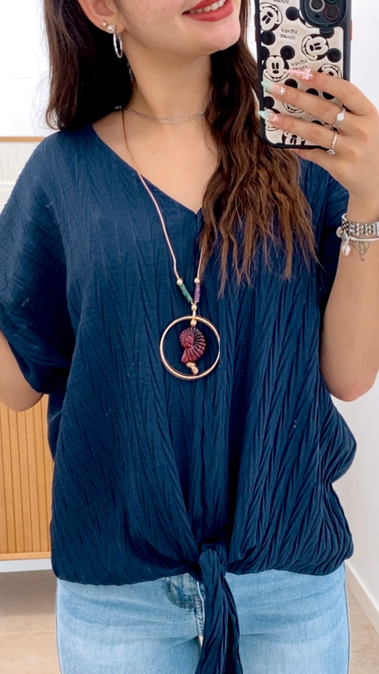 CAMISETA NUDO Y COLLAR
