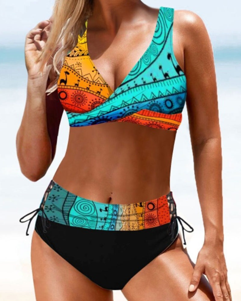 Earle - Traje de baño bikini colorido