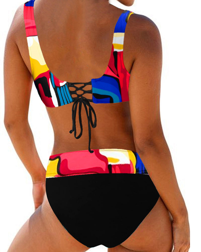 Earle - Traje de baño bikini colorido