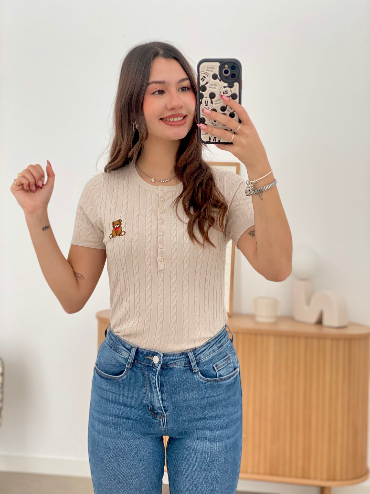 CAMISETA DE PUNTO OSITO