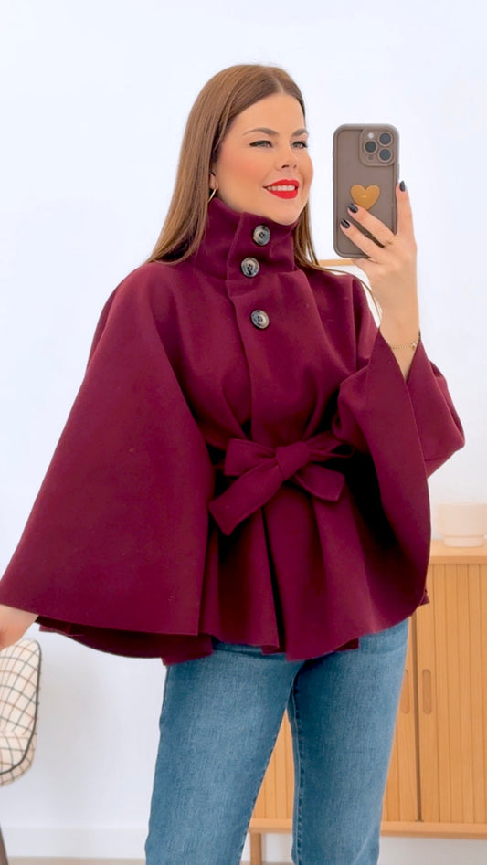 PONCHO DE PAÑO