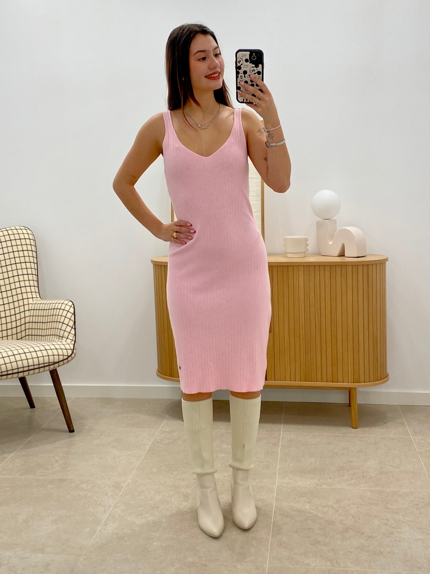 CONJUNTO VESTIDO + JERSEY CORA