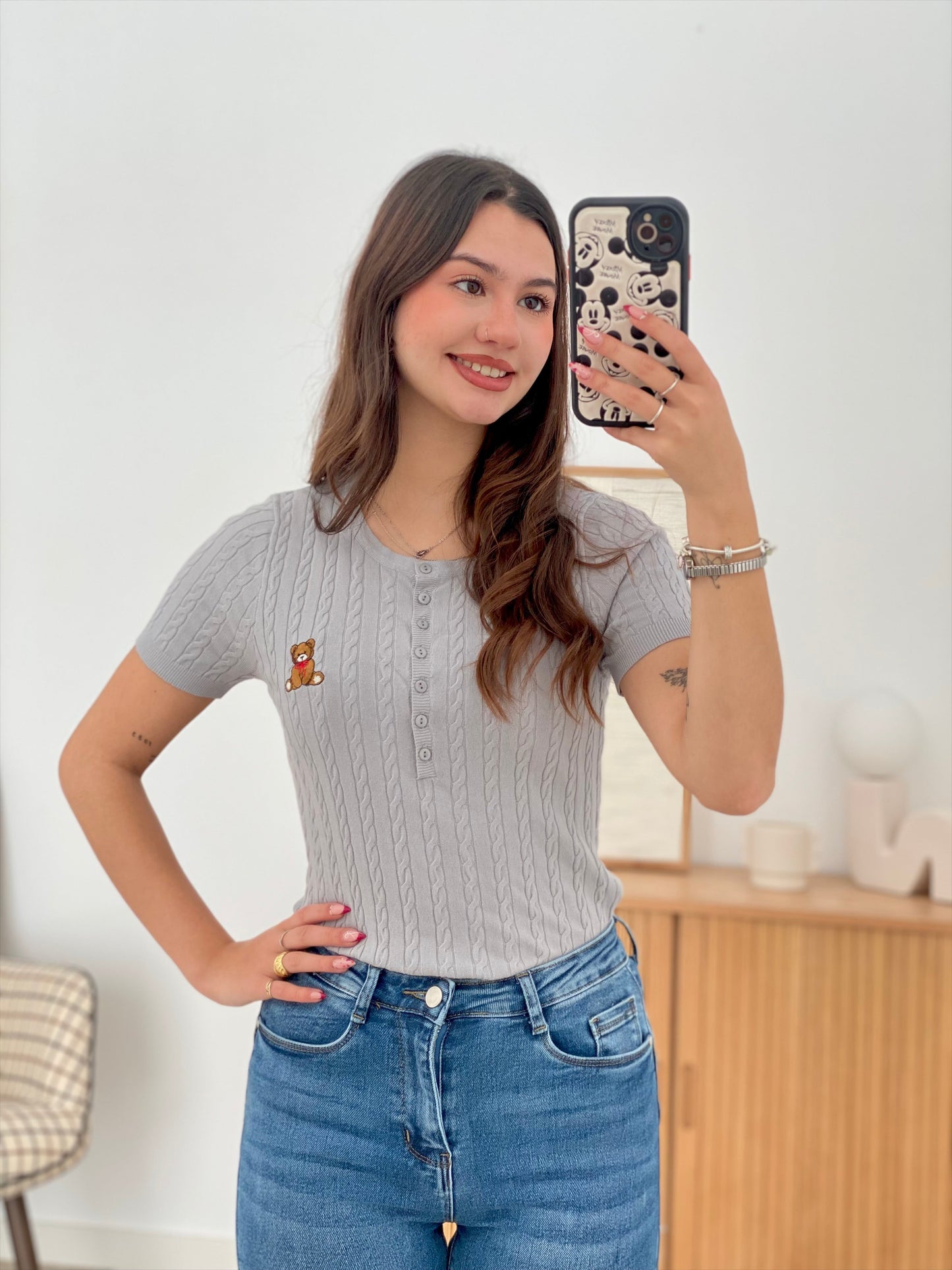 CAMISETA DE PUNTO OSITO