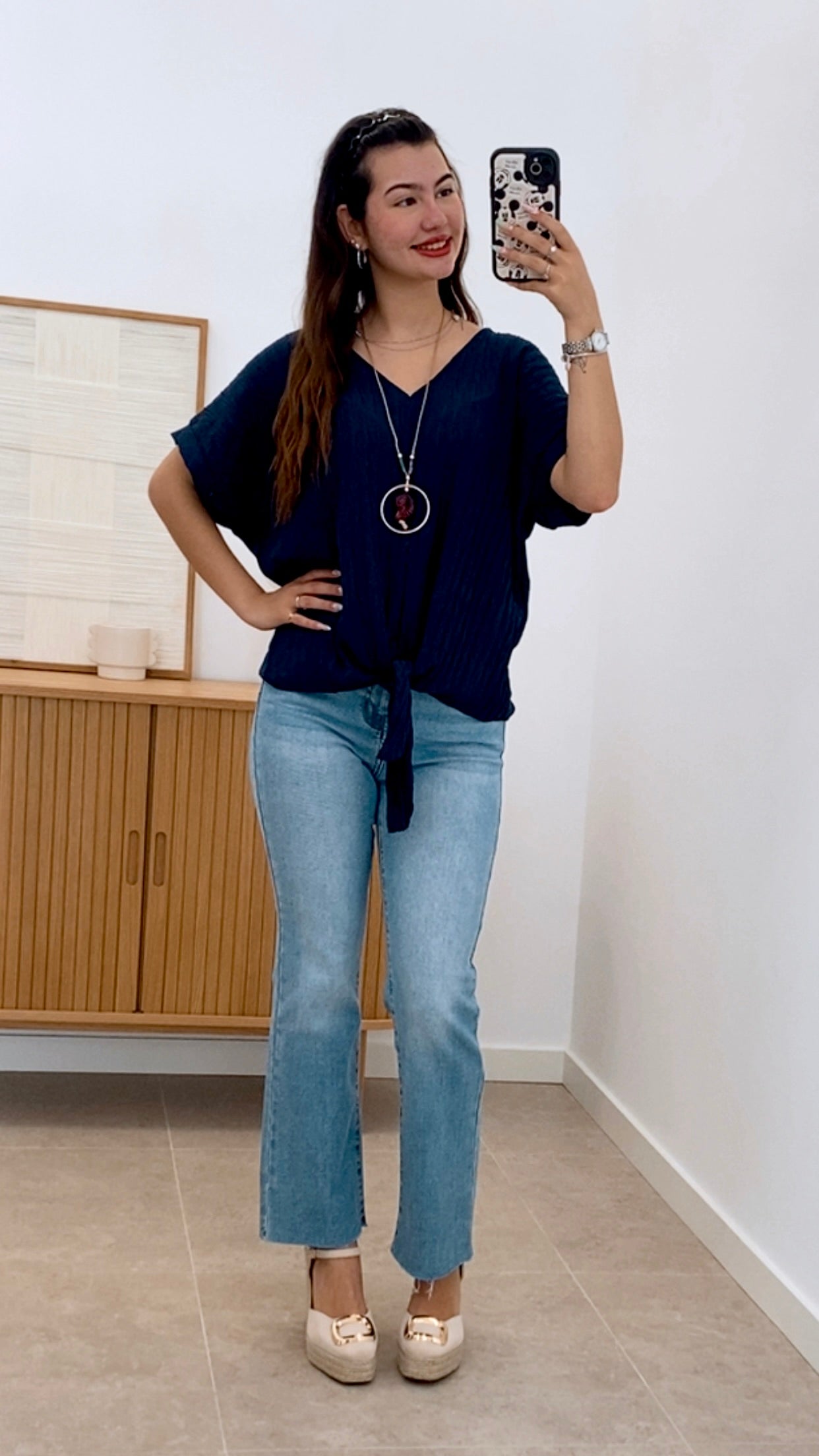 CAMISETA NUDO Y COLLAR