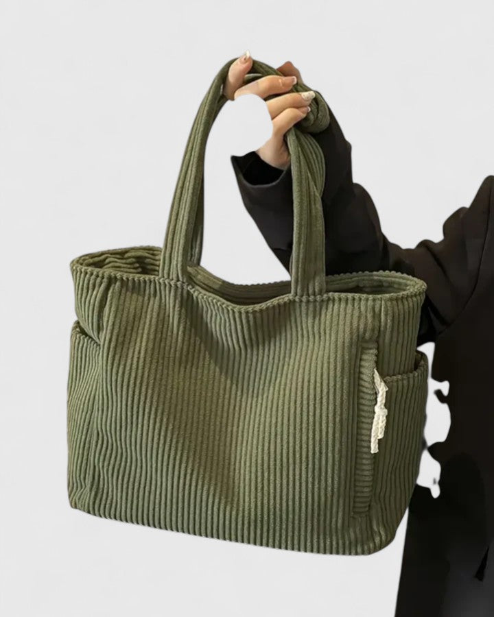 Angelique | Bolso tote de pana