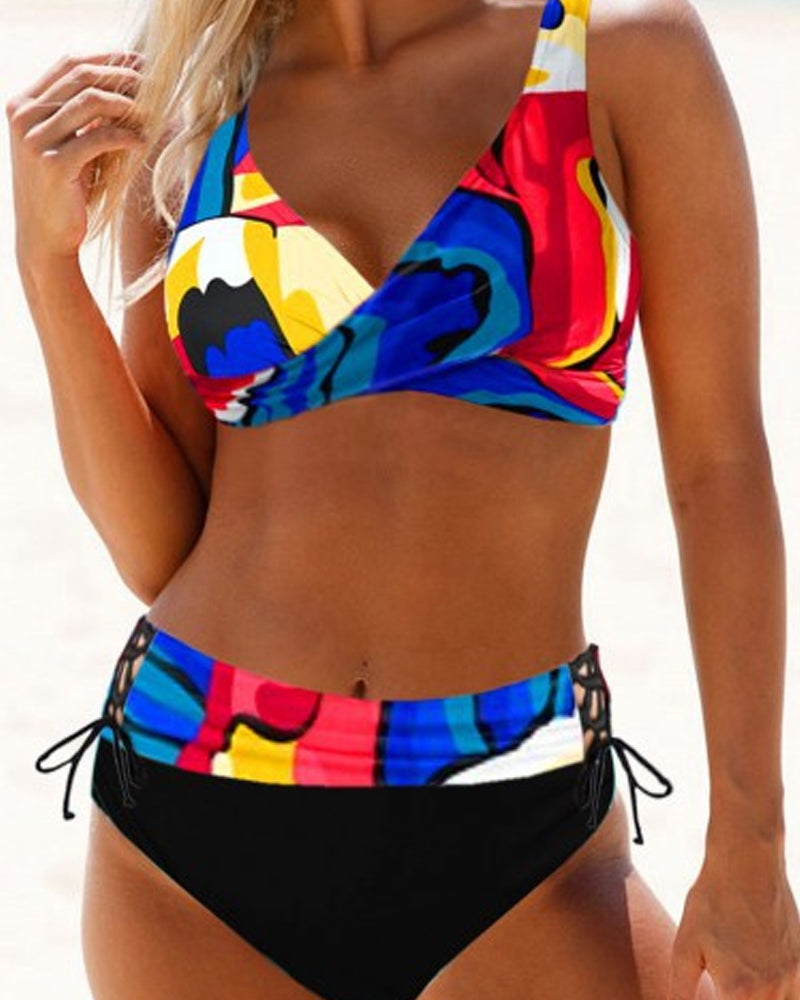 Earle - Traje de baño bikini colorido