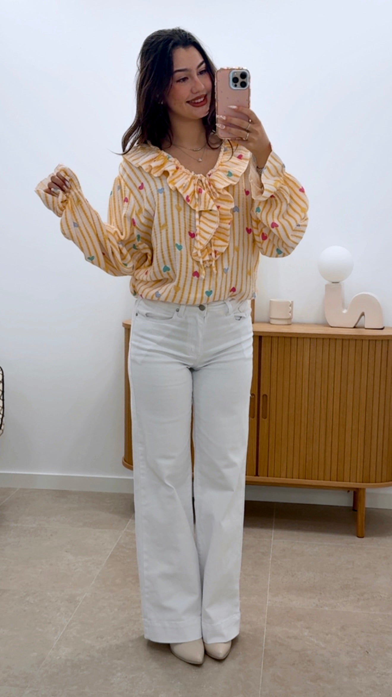 BLUSA RAYAS Y CORAZONES