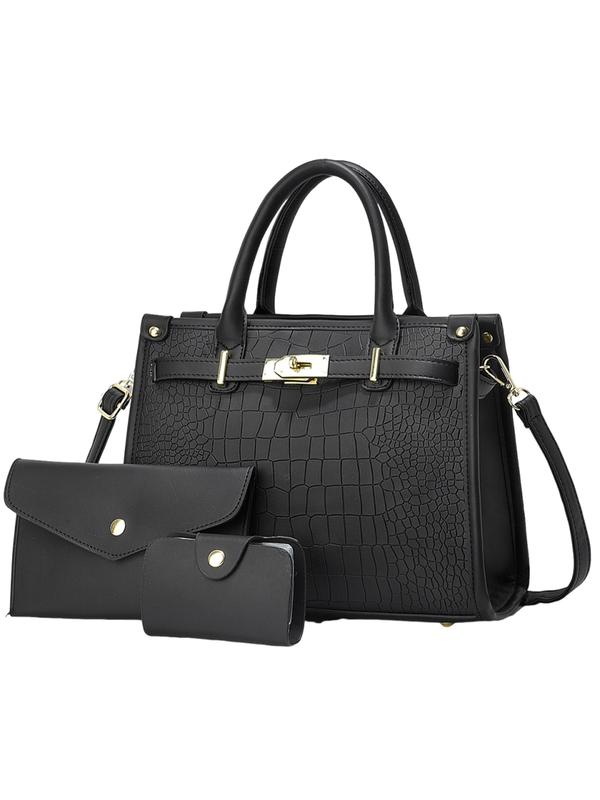 Bella Borsa - Bolso Bandolera con Estampado de Cocodrilo