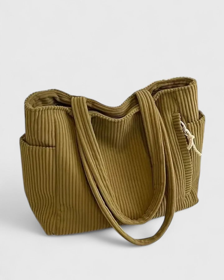 Angelique | Bolso tote de pana