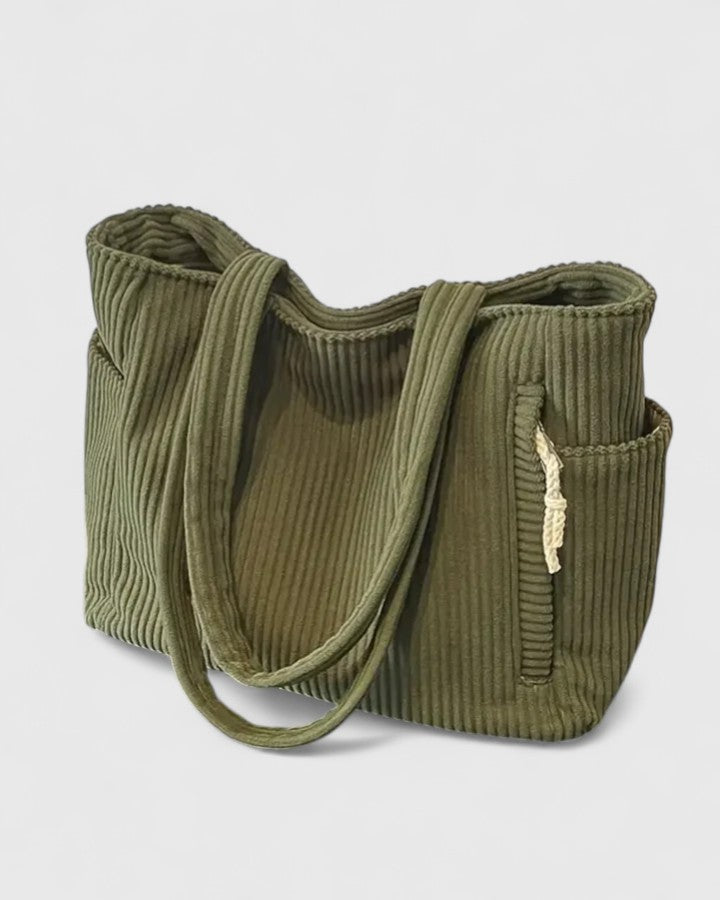 Angelique | Bolso tote de pana