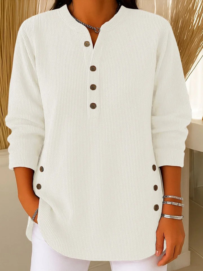 Nives | Túnica henley con botones
