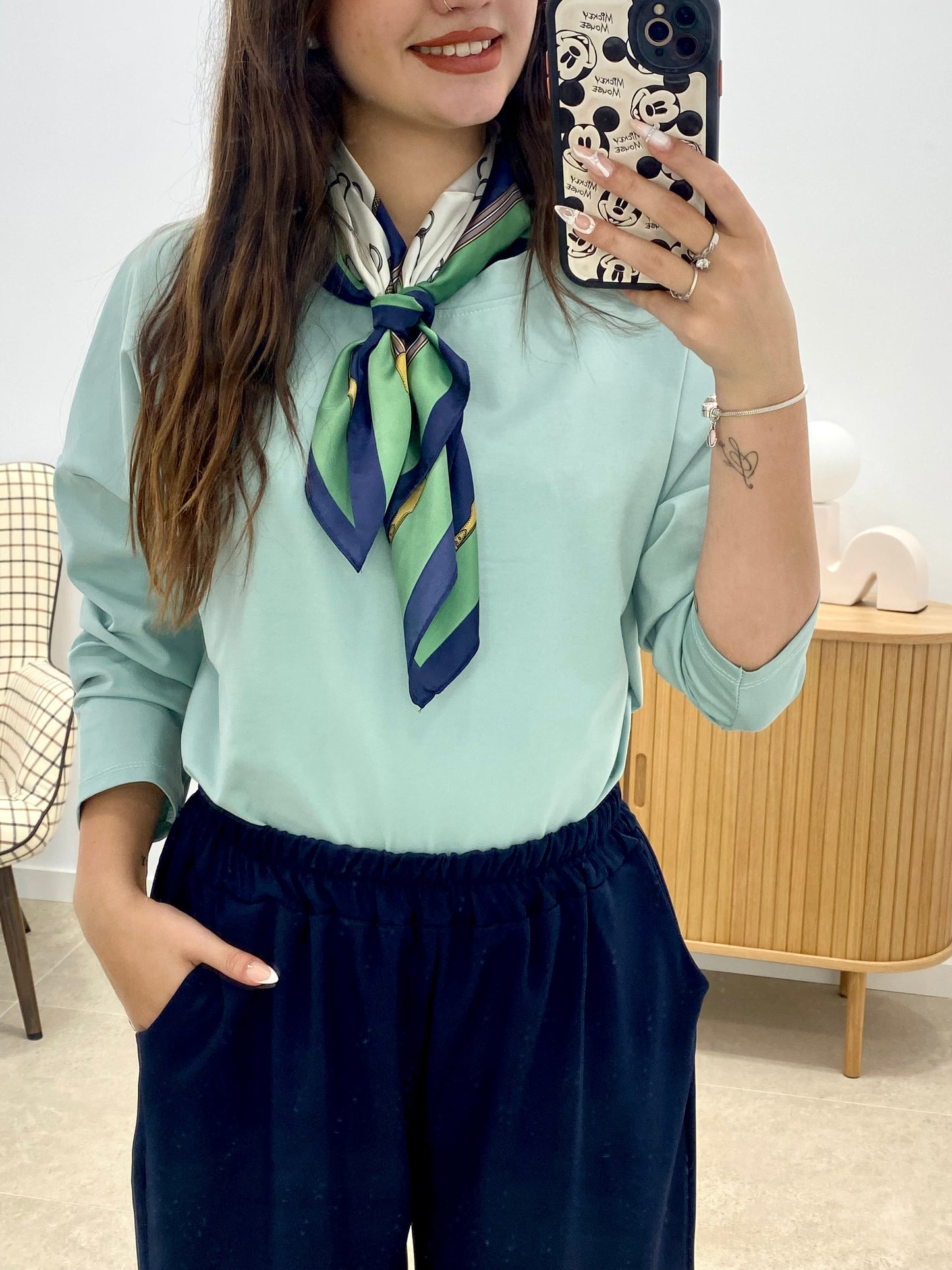 CAMISETA LISA + PAÑUELO