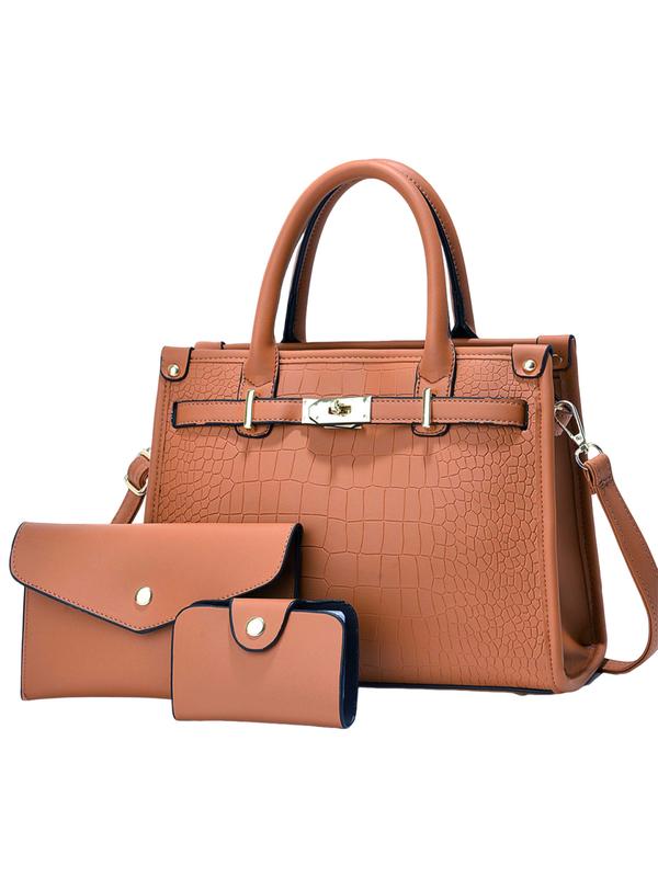 Bella Borsa - Bolso Bandolera con Estampado de Cocodrilo