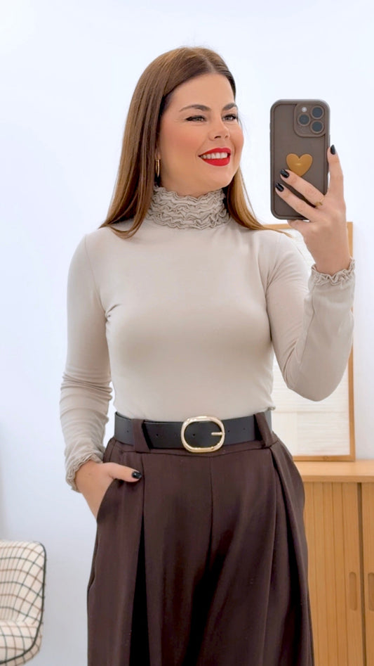 CAMISETA CUELLO ZIGA