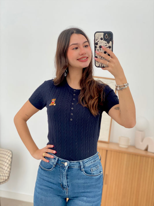 CAMISETA DE PUNTO OSITO