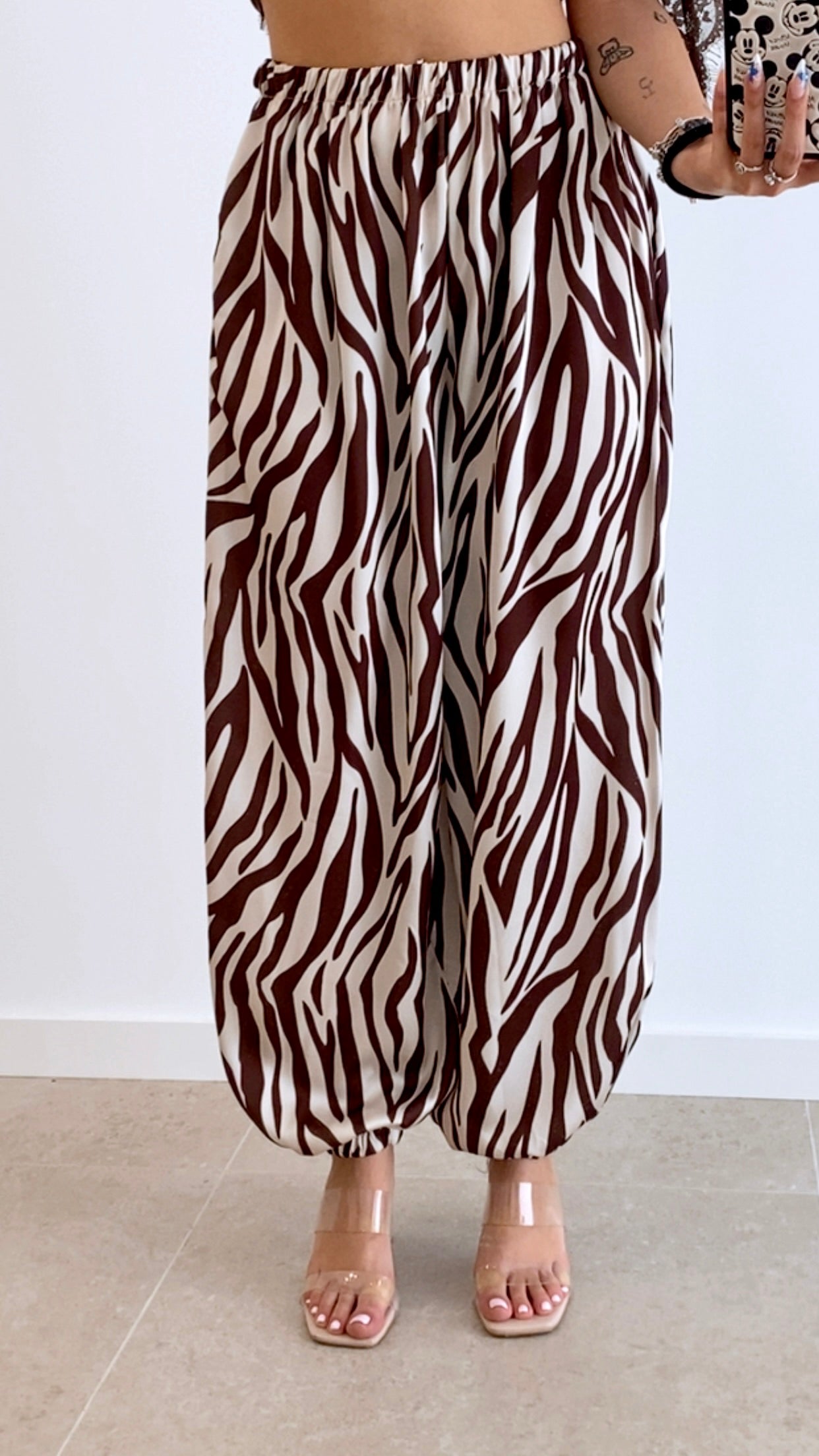 PANTALÓN SATINADO BOMBACHO PRINT