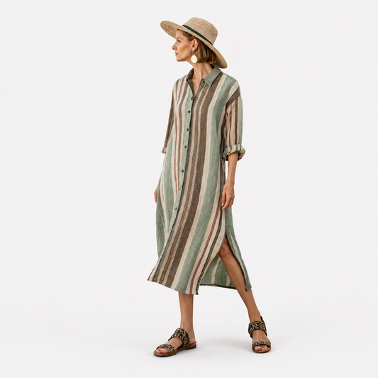 Vestido Estilo Lino