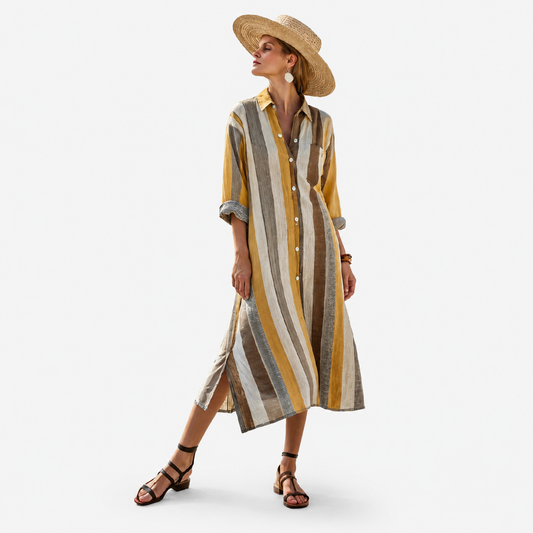 Vestido Estilo Lino
