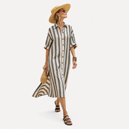 Vestido Estilo Lino