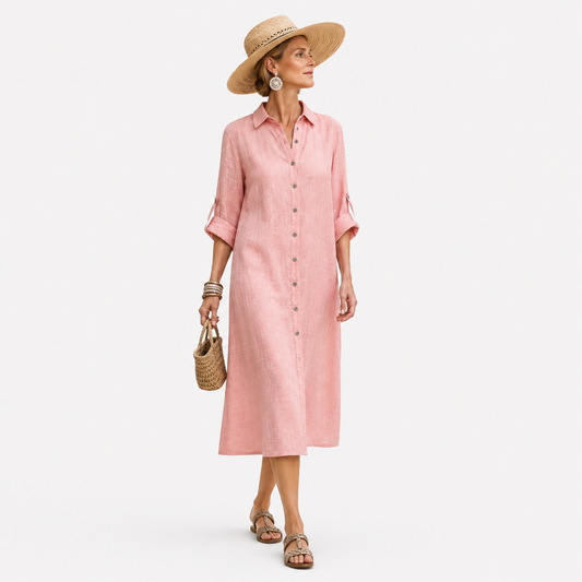 Vestido Estilo Lino