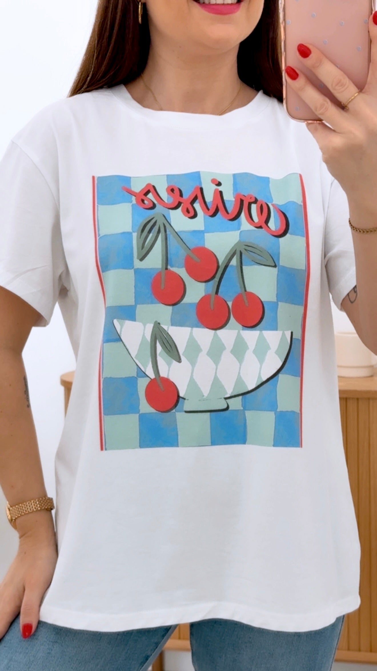 CAMISETA CERISES
