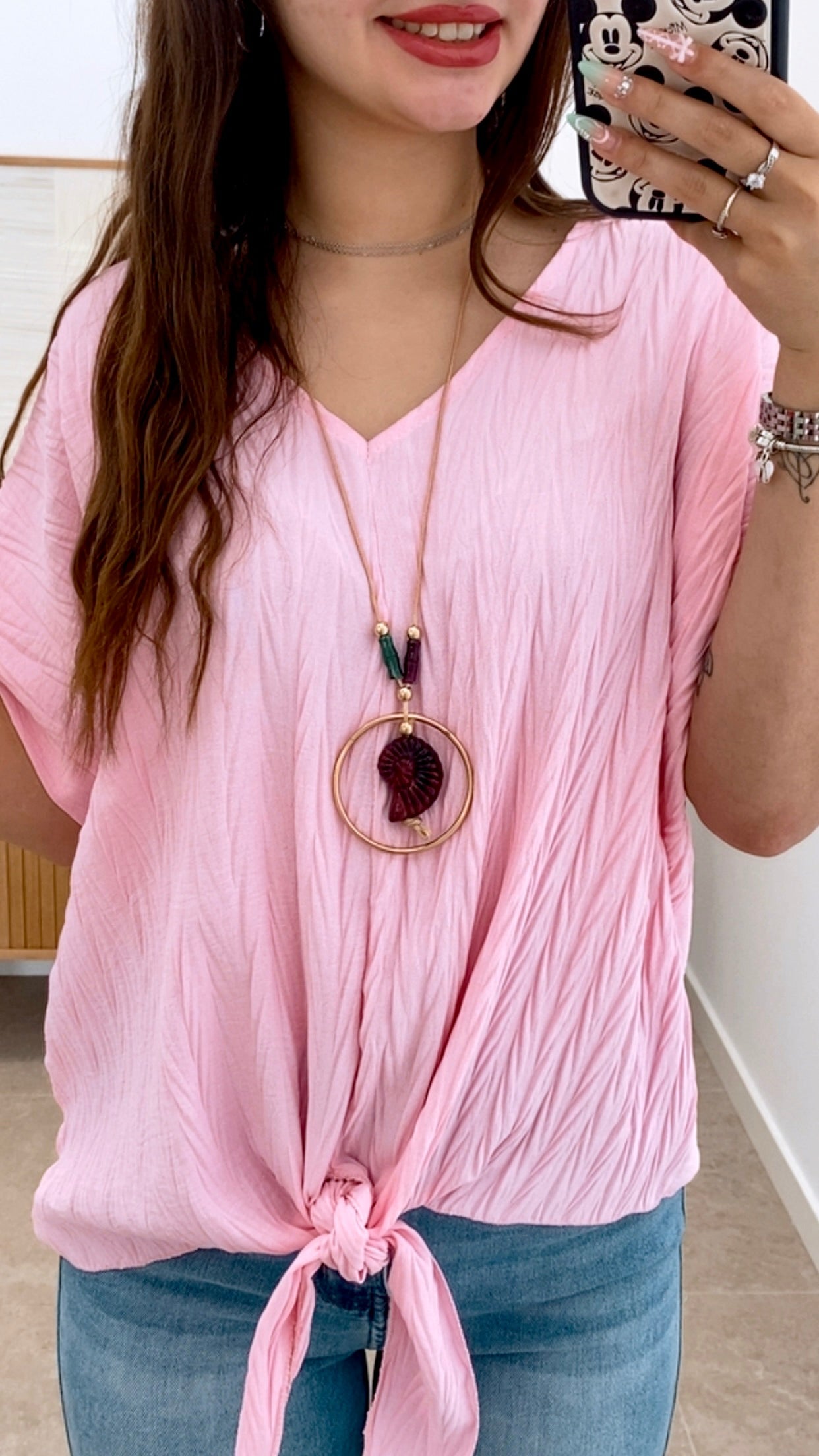 CAMISETA NUDO Y COLLAR