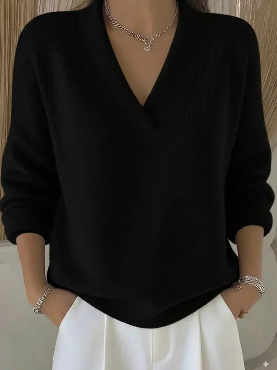 Viola | Jersey suave con escote en V