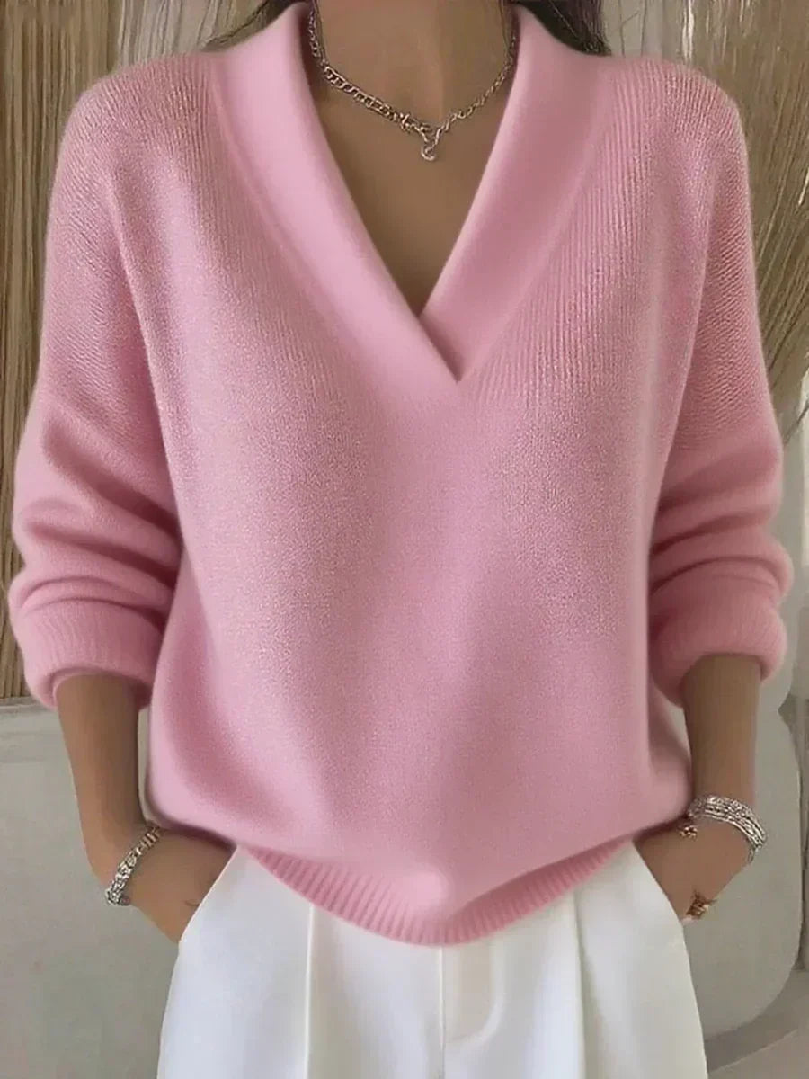 Viola | Jersey suave con escote en V