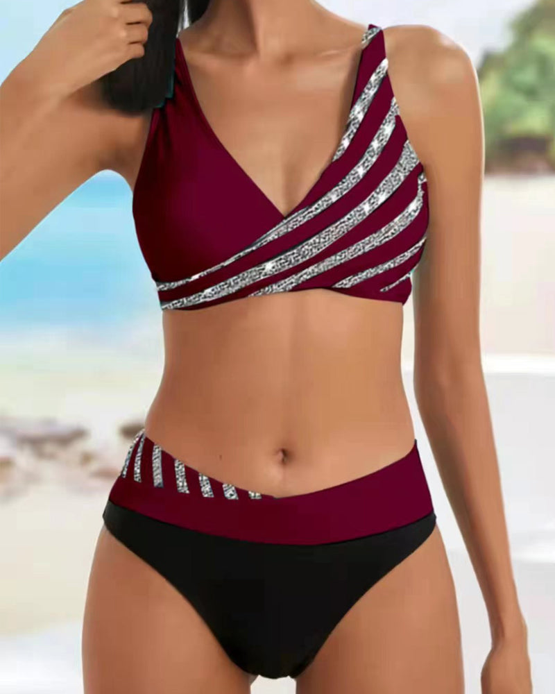 Mona - Bikini sexy con estampado