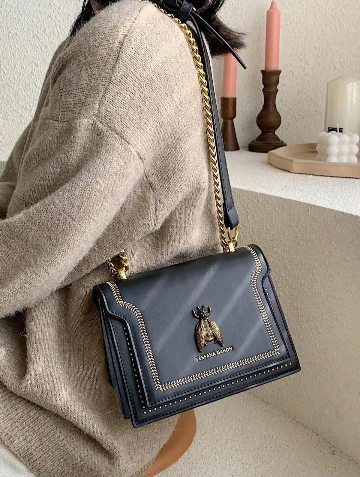 Éloria Paris - Bolso de Cadena de Lujo
