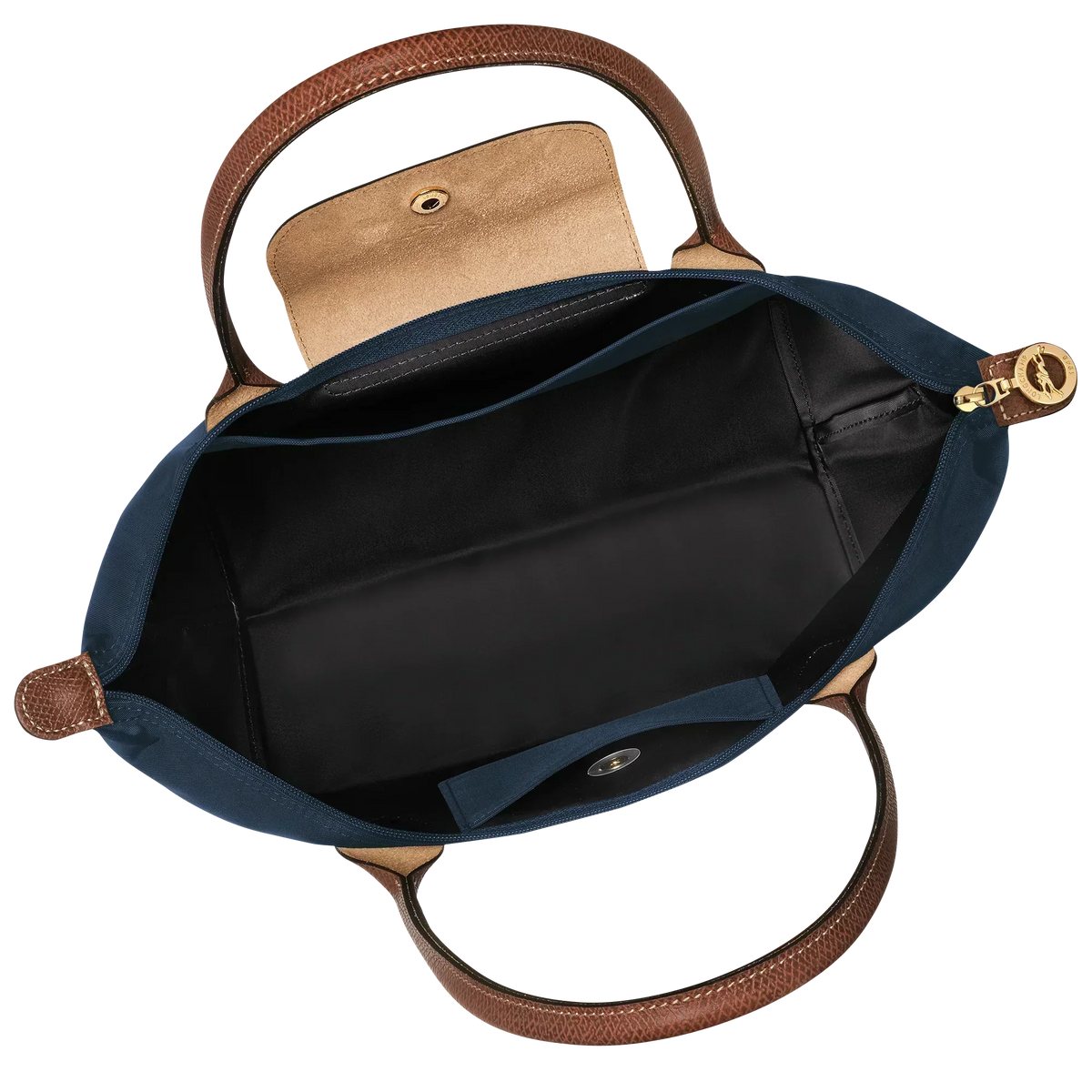 Bolso Clásico - Tote Le Pliage Mediano, Azul Marino