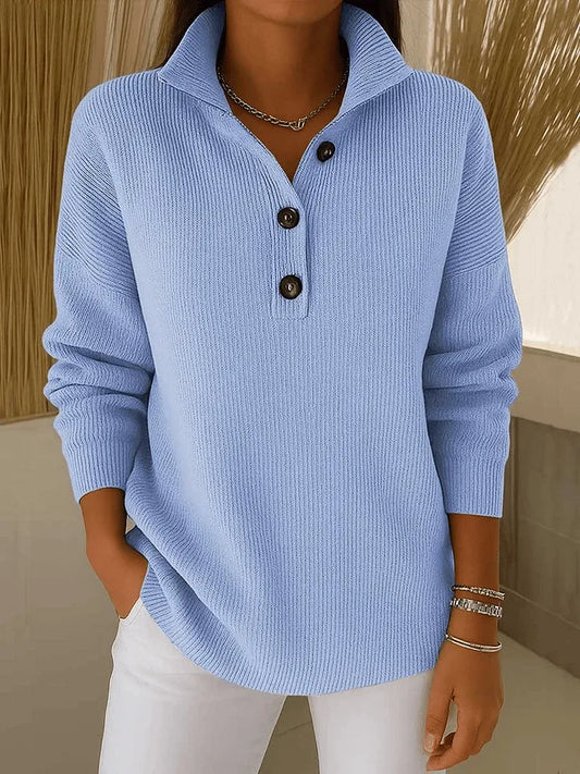 Amalia | Jersey polo con escote en V
