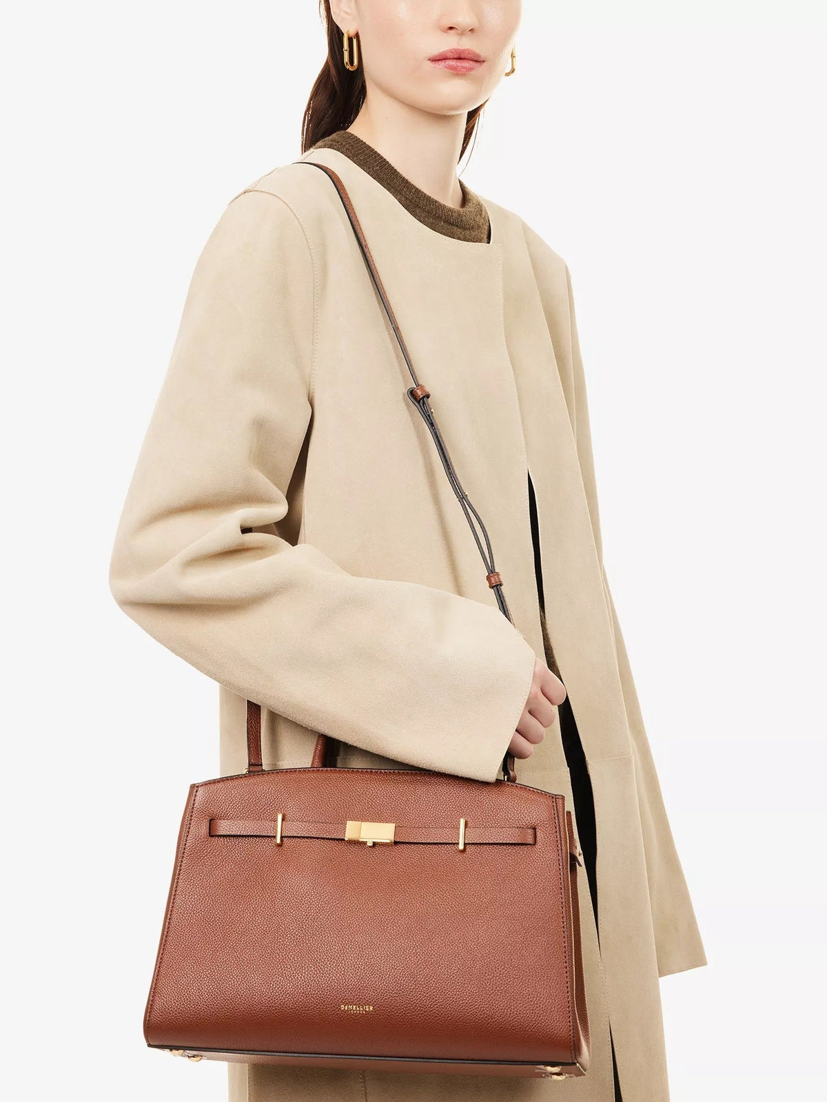 Amélisse - Bolso de Piel Midi con Estilo