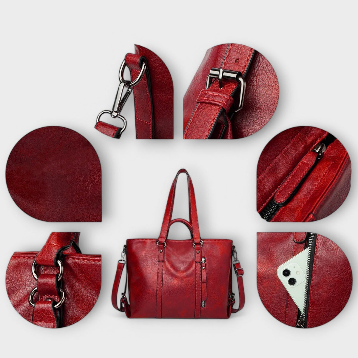 Olívia - Bolso de Piel Grande