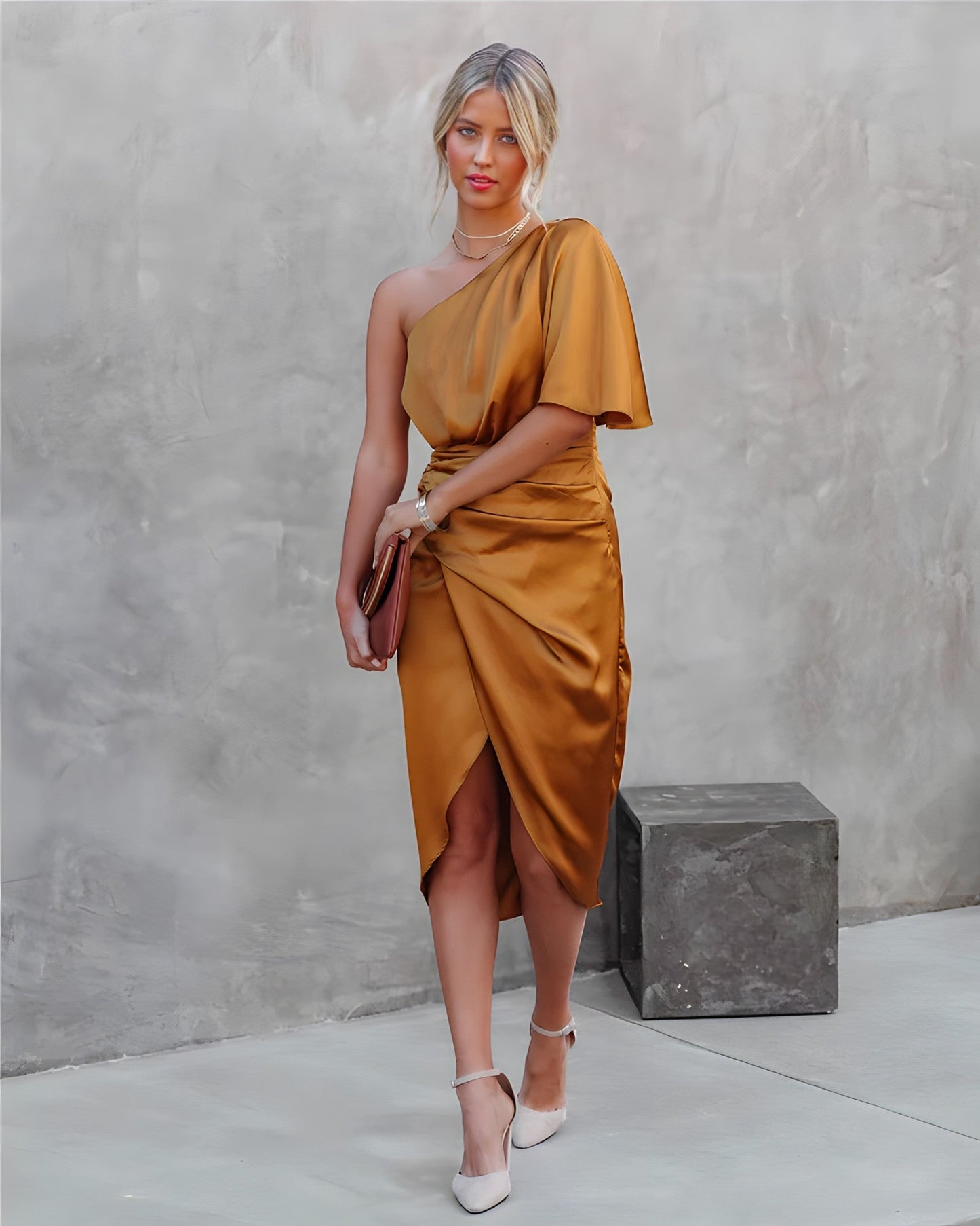 Elise | Lujoso vestido de fiesta de seda para mujer