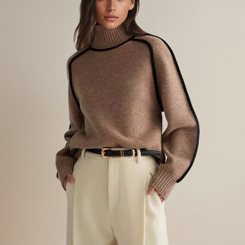 Arabelle - Jersey de cuello alto
