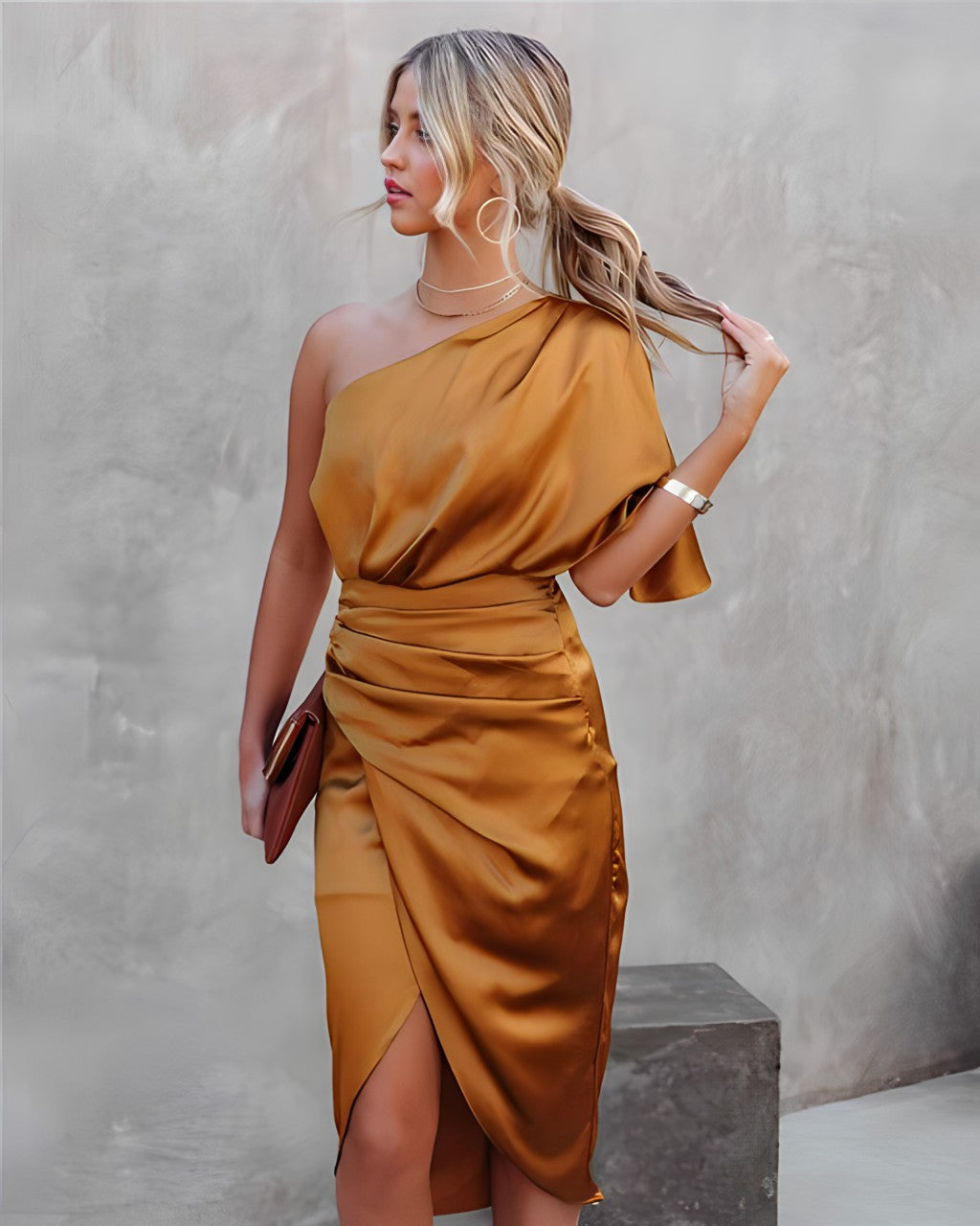Elise | Lujoso vestido de fiesta de seda para mujer