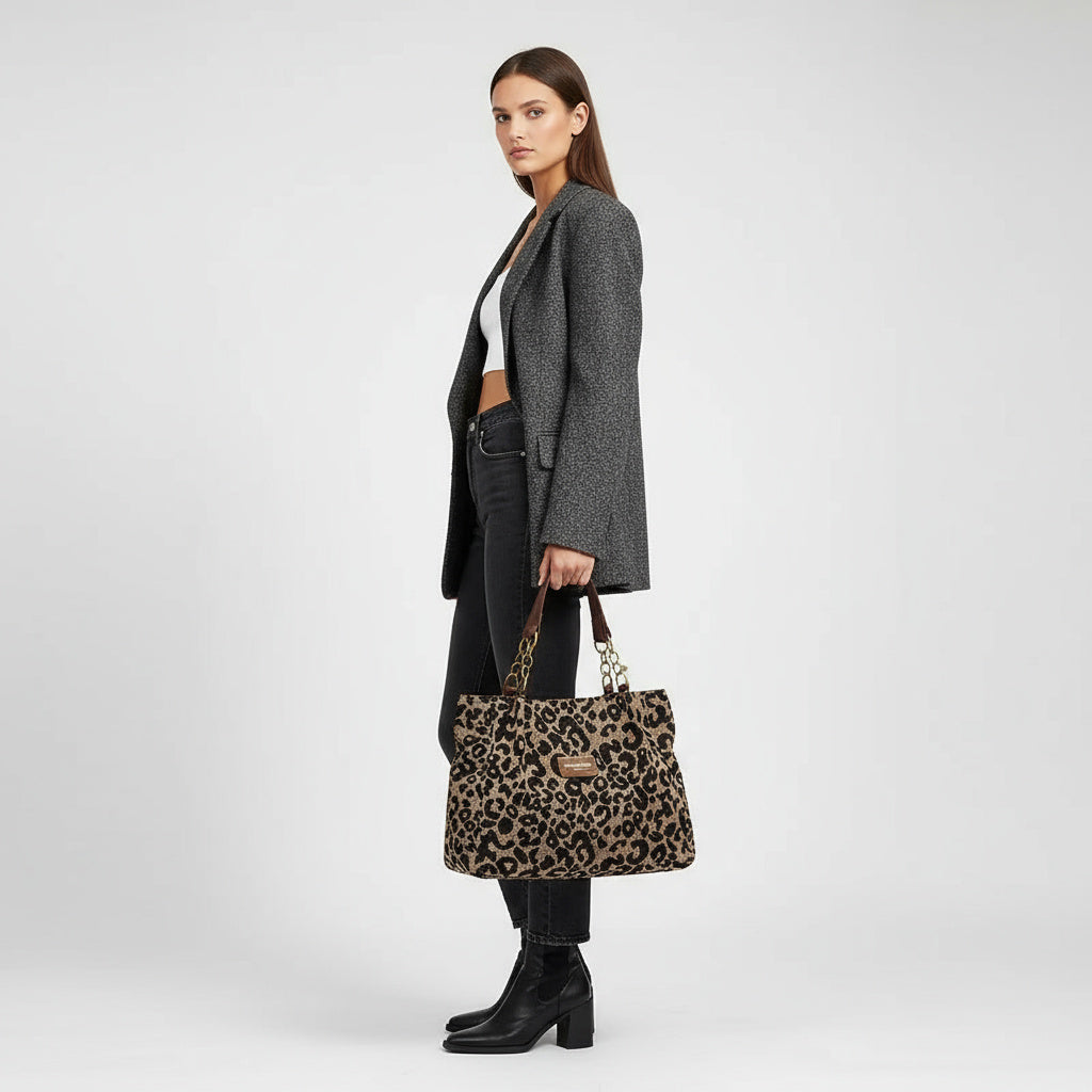 Leonora | Bolso elegante de leopardo