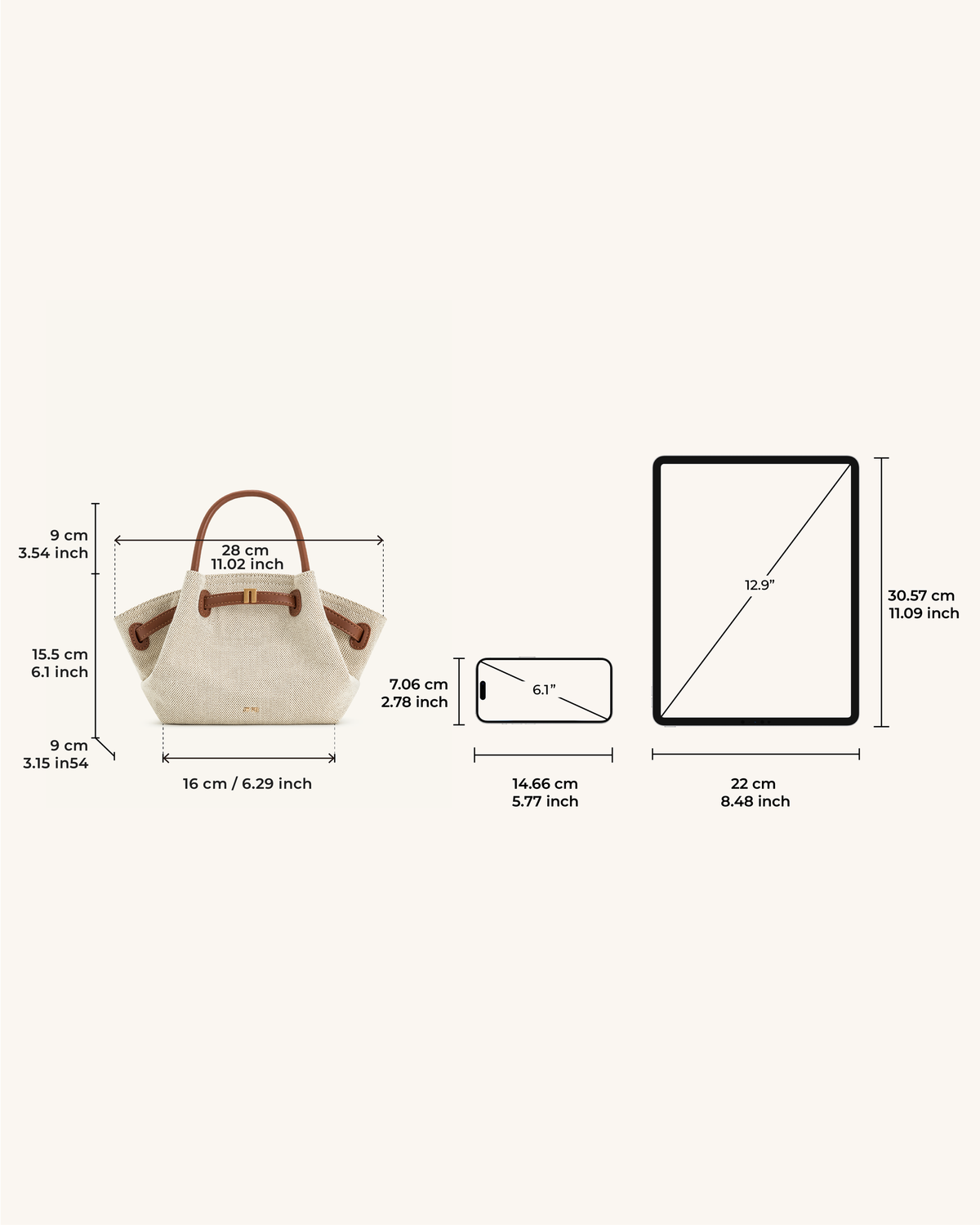 JW P Mini Bolso Tote